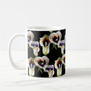 Sublime Watercolor Arum Calla Lilies Kaffemugg