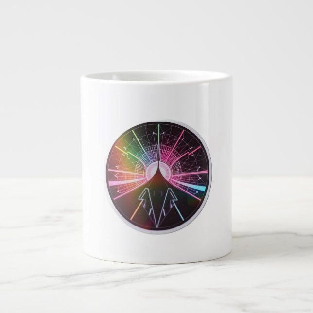 Subliminal Holographic Sticker Integrated Stealth  Jumbo Mugg (Framsidan)