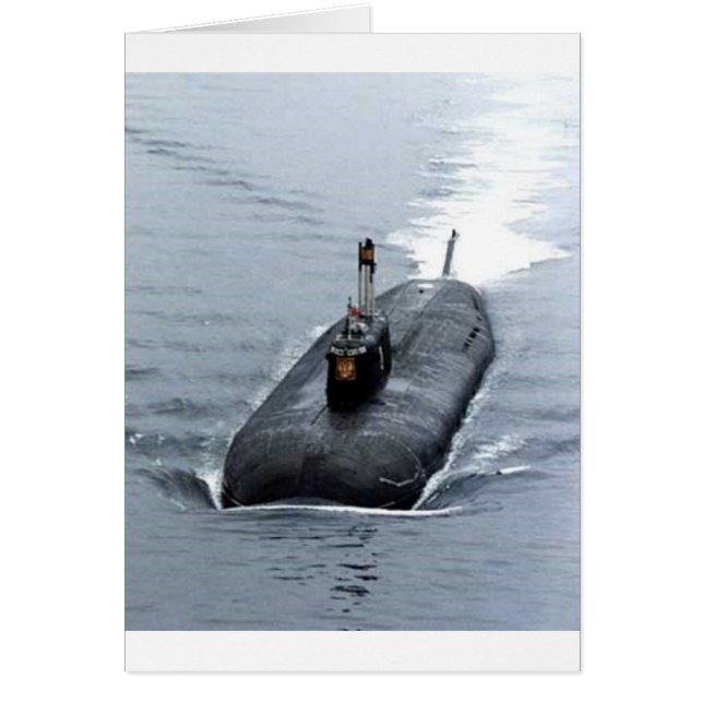 SUBMARINE HÄLSNINGSKORT (Framsidan)