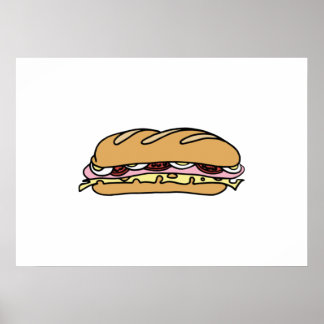 SubMarine Sandwich Poster