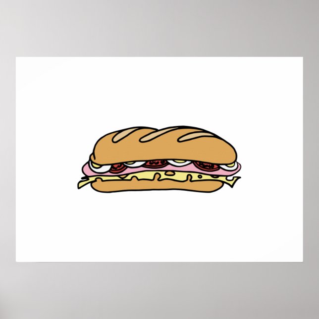 SubMarine Sandwich Poster (Framsidan)