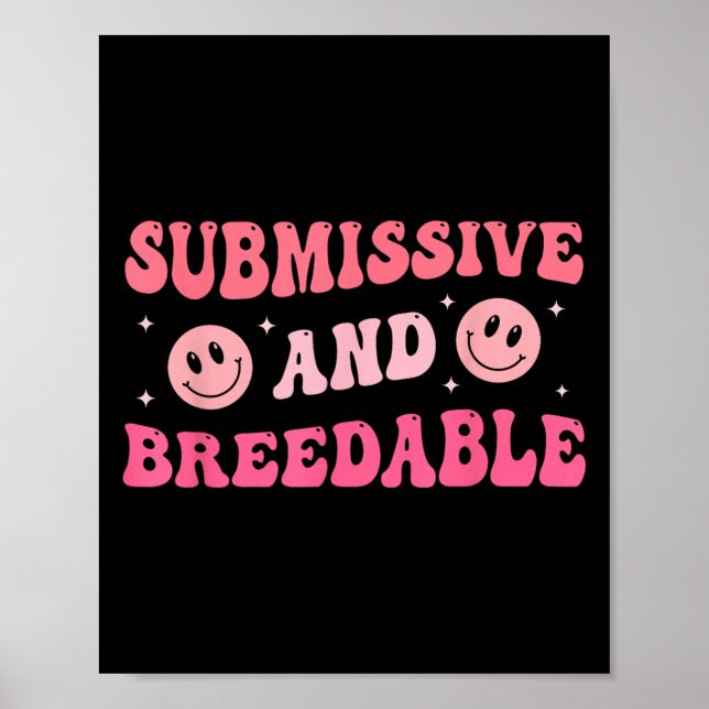 Submissive And Breedable Groovy - Uni-adults, Blac Poster (Framsidan)