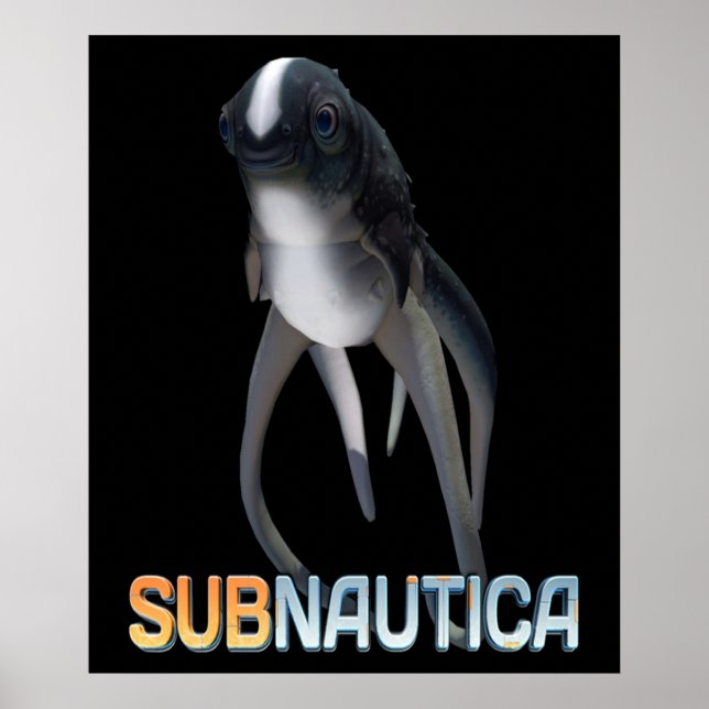 Subnautica Cuddlefish Poster (Framsidan)