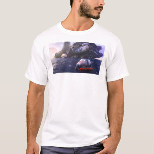 Subnautica Escape Pod Aurora Artwork Poster T Shirt