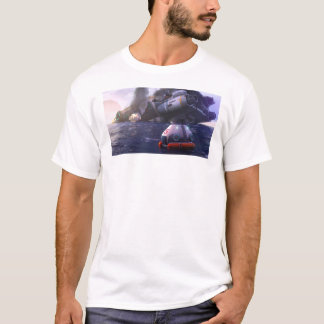 Subnautica Escape Pod Aurora Artwork Poster T Shirt