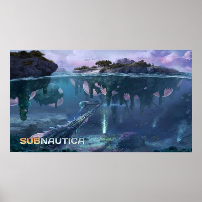 Subnautica Flytande ö Poster (Framsidan)