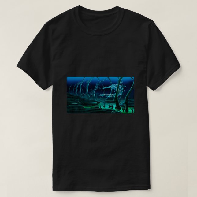 Subnautica Ghost Reaper T Shirt (Design framsida)