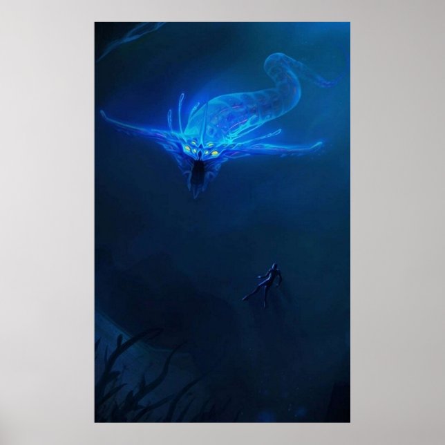 Subnautica Leviathan Poster (Framsidan)