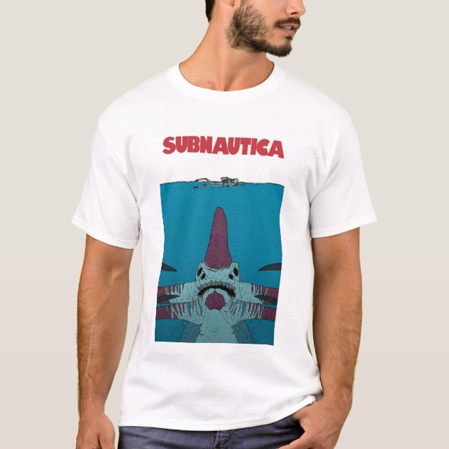 Subnautica Poster T Shirt (Framsida)