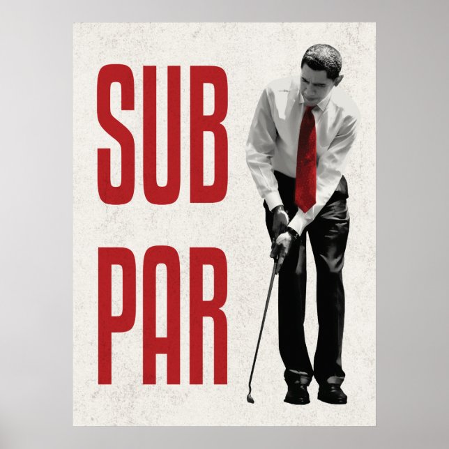 Subpar Obama Poster (Framsidan)