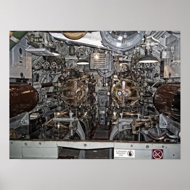 Subsea Torpedo Room - Pearl Harbour Poster (Framsidan)