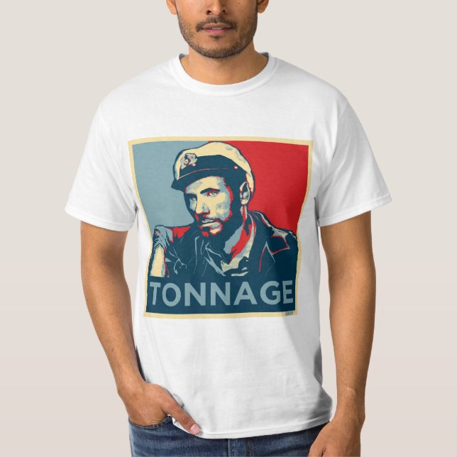 SUBSIM Der Alte TONNAGE t-shirt (Framsida)
