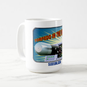 SUBSIM Torpedo i Vatten 15. oz mugg