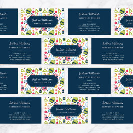 Subsitant Teacher Visitkort