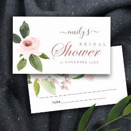 SUBTANS PLATSKORT FÖR MÖHIPPA I ROSA ROS VISITKORT