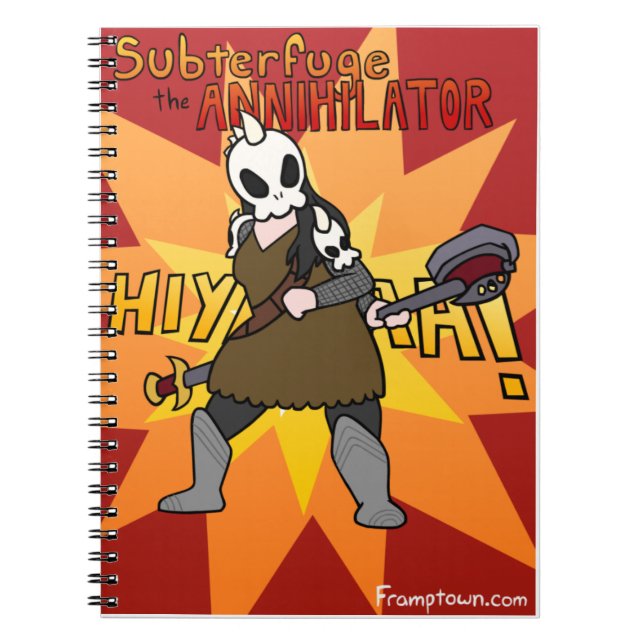 Subterfugeanteckningsbok Anteckningsbok (Framsidan)