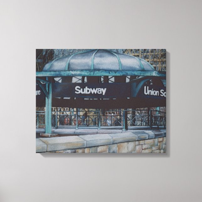 Subterranean Blues Canvastryck (Framsida)