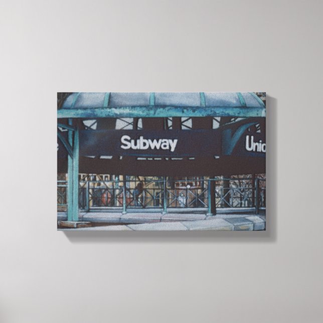 Subterranean Blues Canvastryck (Framsida)
