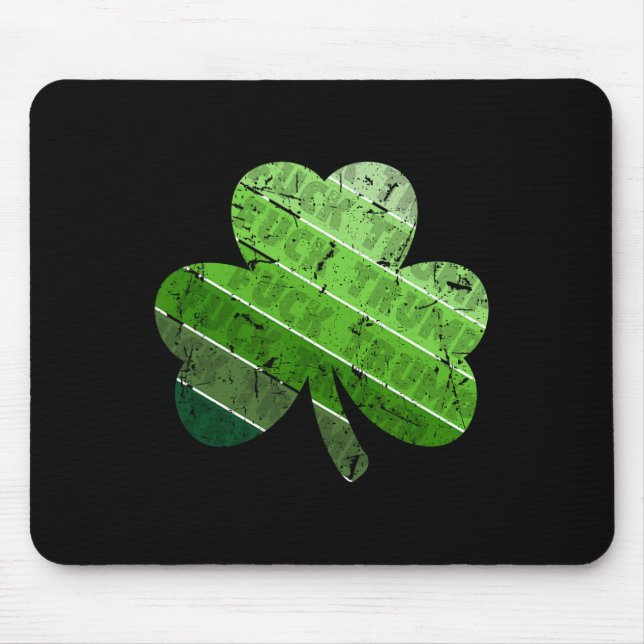 Subtil Anti Trump St. Patrick's Day Grön Shamrock Musmatta (Framsidan)