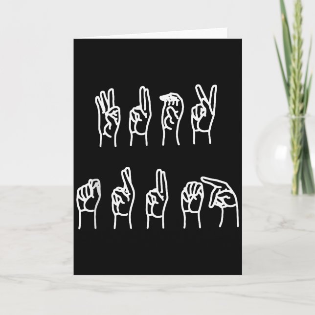 Subtil Antitrump Asl Teckenspråk Tank Top  Kort (Framsida)