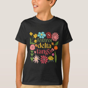 Subtil blommig Trump motstå skjorta blommor Foxtro T Shirt