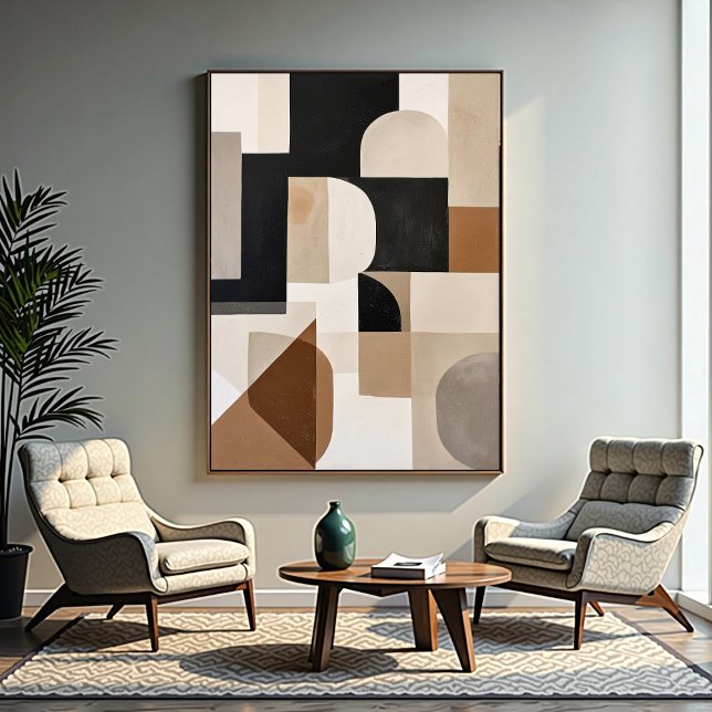 Subtil geometrisk rytm poster (Skapare uppladdad)