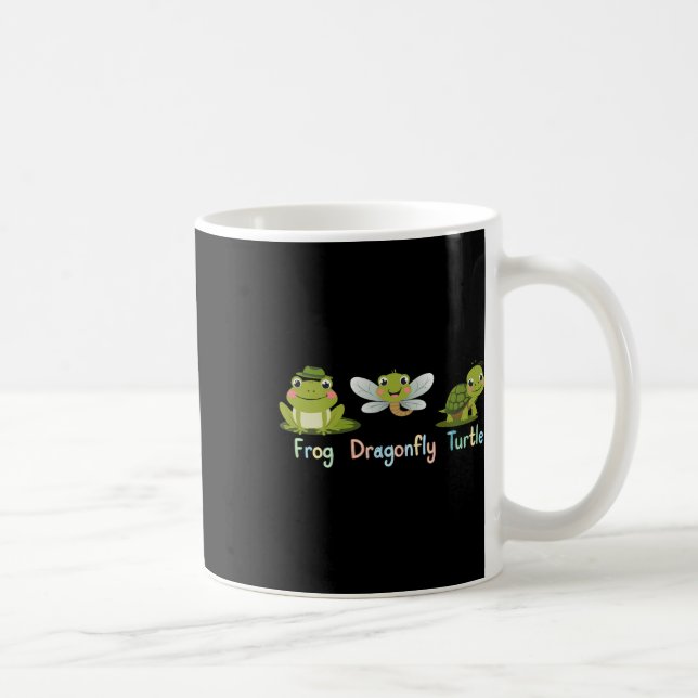 Subtil politisk anti-Trump-tröja Groda Daggmask Kaffemugg (Höger)