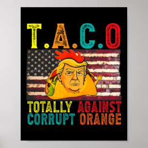 Subtil politisk taco helt emot korrupt Oran Poster
