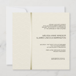 Subtil sparre Ecru på modernt som man har råd med Inbjudningar