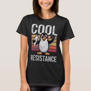 Subtil sval motstånd pingvin tullar protest ant t shirt
