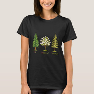 Subtila ädelgran dogwood lärk Träd Anti Trump Natu T Shirt