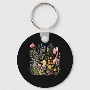 Subtila Jag Hatade Trump Vilda Blommor Trump Hatan Nyckelring