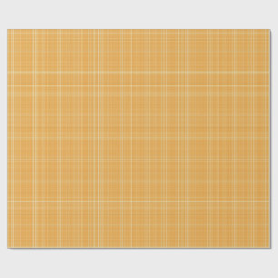 Subtilt gyllene rutigt rutmönster presentpapper