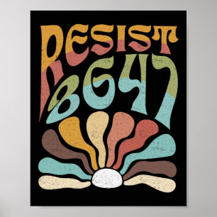 Subtilt Motstånd 8647 Trump Motstå Trump Protest B Poster