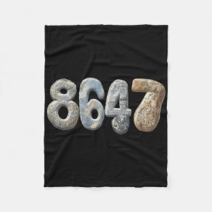 Subtilt motstånd Trump 8647 9 Fleecefilt