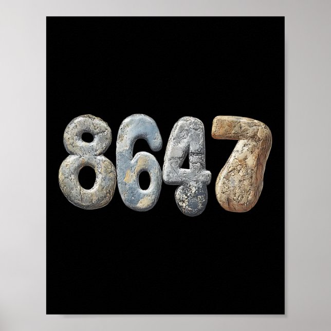 Subtilt motstånd Trump 8647 9  Poster (Framsidan)