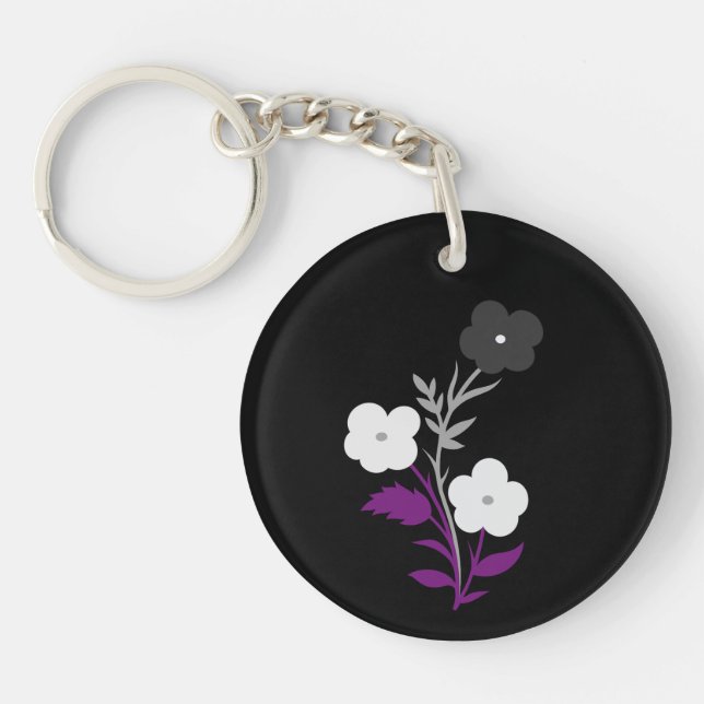 Subtle Asexuals Flagga Flowers (Framsidan)