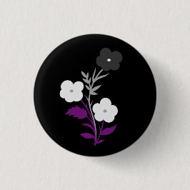 Subtle Asexuals Flagga Flowers Knapp