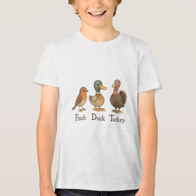 Subtle Bird Anti Trump Shirt Retro Bird Finch Anka T (Framsida)