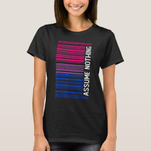 Subtle Bisexual Assume Ingenting Bi Pride T Shirt