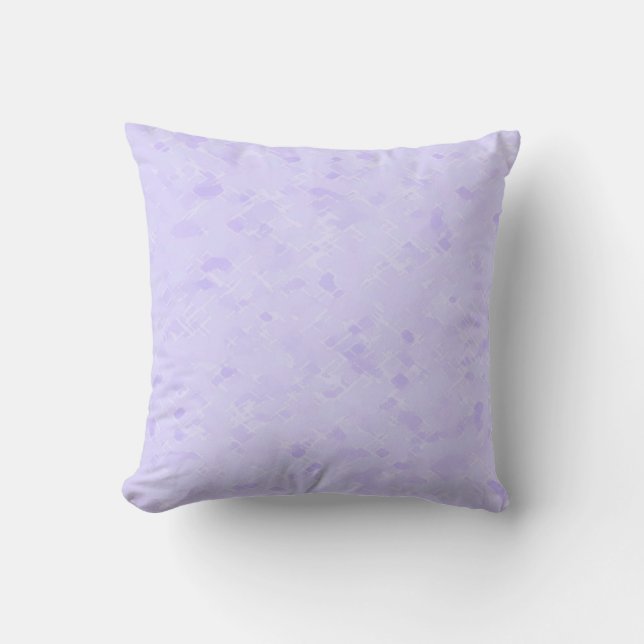Subtle Blek Lavender Mönster Kudde (Framsida)
