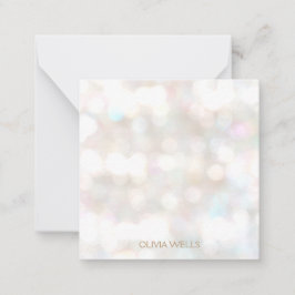 Subtle Bokeh Anteckningskort