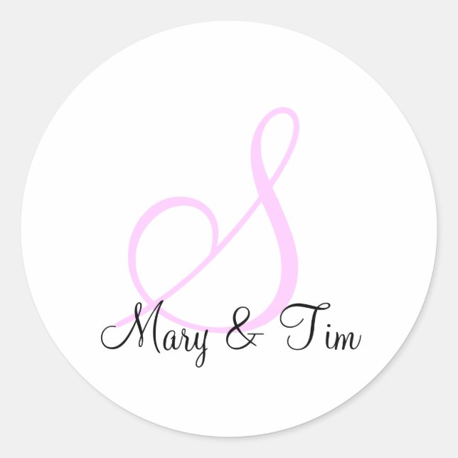 Subtle Elegance Runt Klistermärke (Framsida)