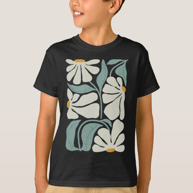 Subtle Flower Kamala Harris Boho Aesthetic T Shirt (Framsida)