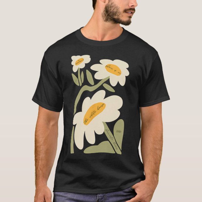 Subtle Flower Kamala Harris Boho Blommigt 1 T Shirt (Framsida)