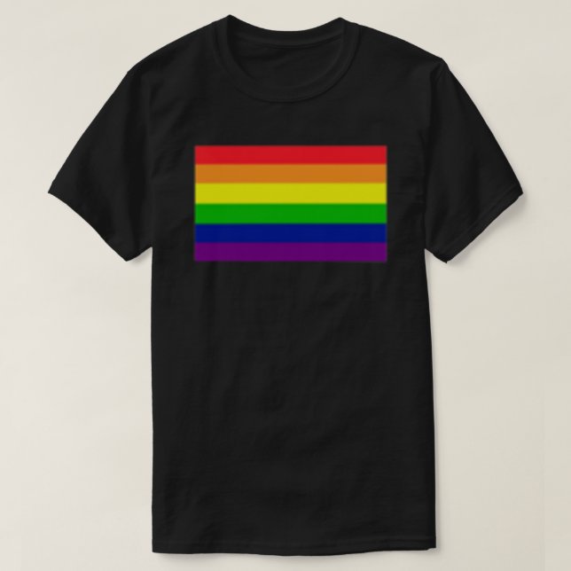 Subtle Gay pride Flagga Classic T-Shirt (Design framsida)