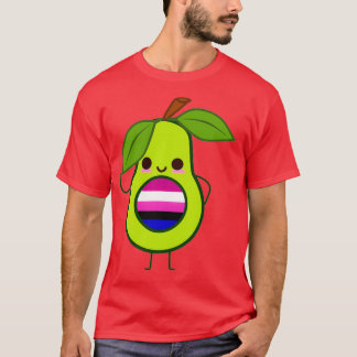 Subtle Genderfluid Avocado genderfluid avocado gen T Shirt