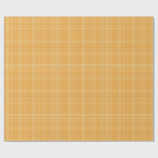 Subtle Golden Gingham Plaid Presentpapper