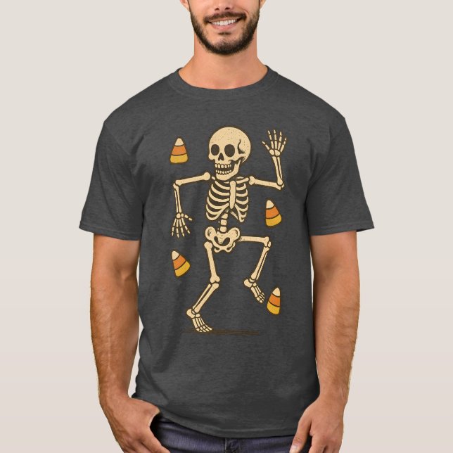 Subtle Halloween Skeleton Candy Trump Halloween Co T Shirt (Framsida)