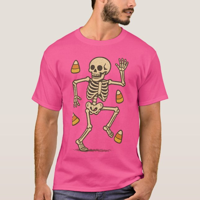 Subtle Halloween Skeleton Candy Trump Halloween Co T Shirt (Framsida)